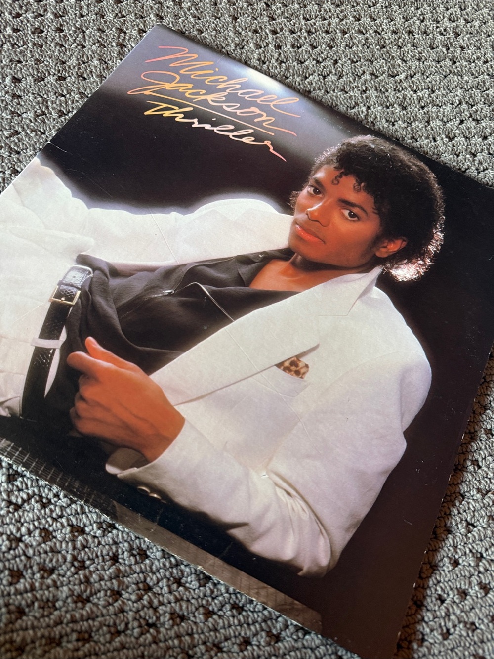 Michael Jackson Thriller Vinyl Album - White Jacket